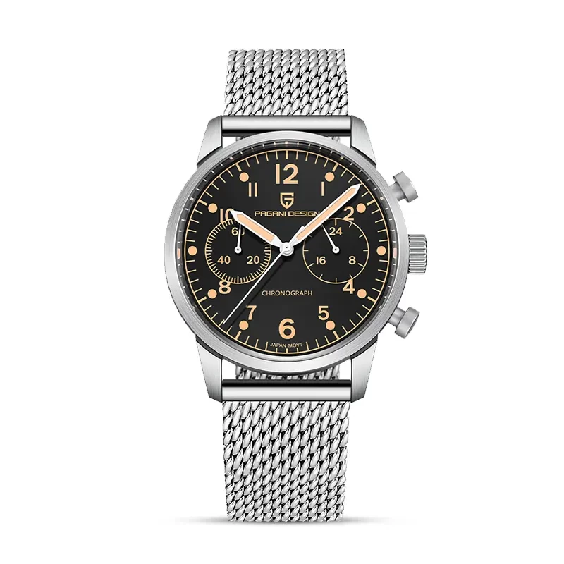Pagani Design PD-1708 Chronograph Black Dial Men's Watch
